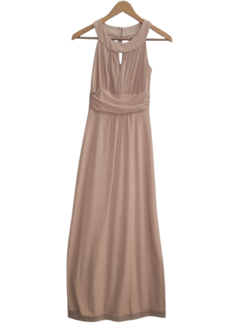 Sweet Storm Maxi Dress Medium Sand Formal Prom Bridesmaid Evening Gown